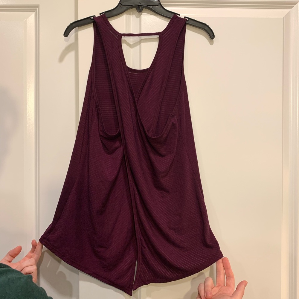 Athleta Shadow Stripe Tie-Back Tank